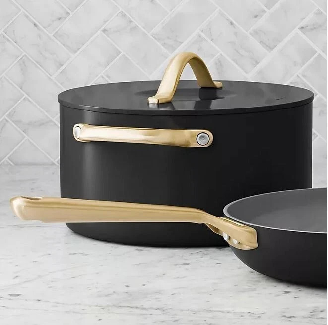 Member’s Mark 11-Piece Modern Ceramic Cookware Set-Black