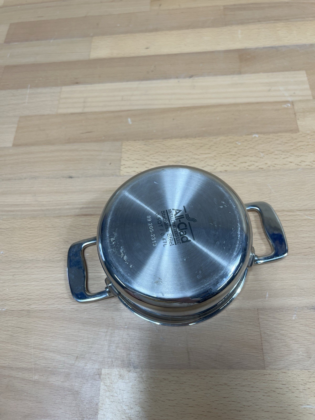 All-Clad Stainless Steel 0.5 qt Mini Cocotte Saucepan No Lid