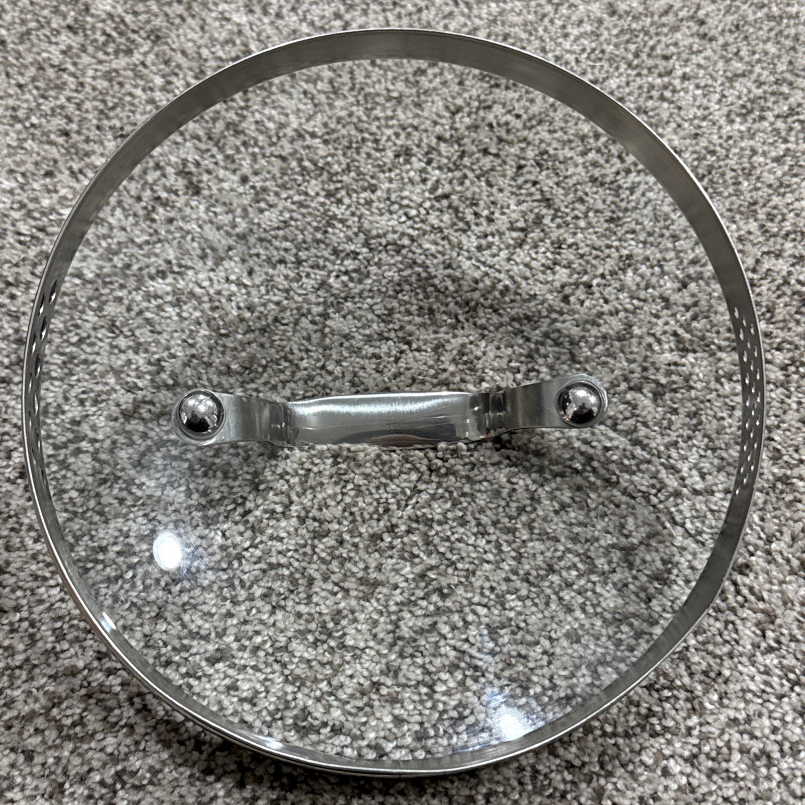 Eeril Lagasse Lid 6 3/4″ ID Replacement Tempered Glass Strainer