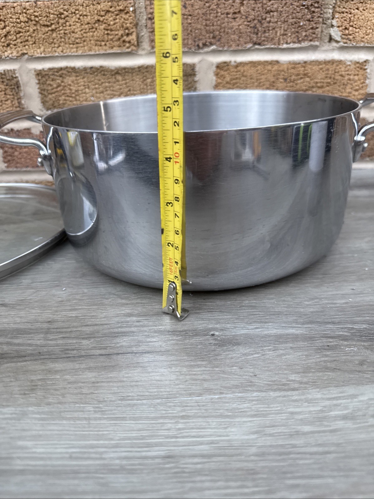 Tramontina Tri-Ply Clad Stainless Steel 5Qt. 4.7L Pot Induction Ready Dutch Oven