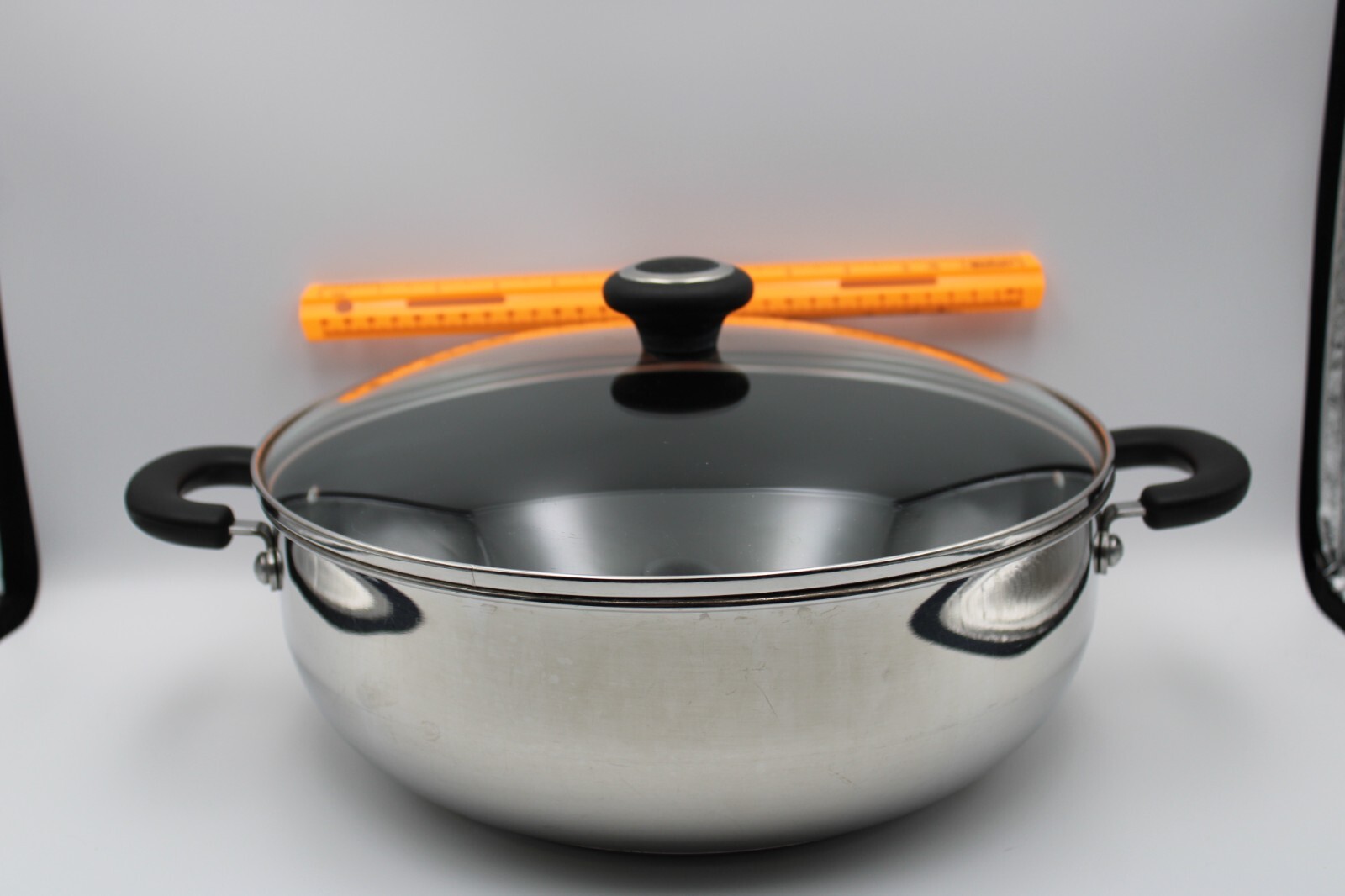 Cook Essentials 7 Pc -18/10 Non Stick Black Handles Cookware Set-2 Qt 3 Qt 12″