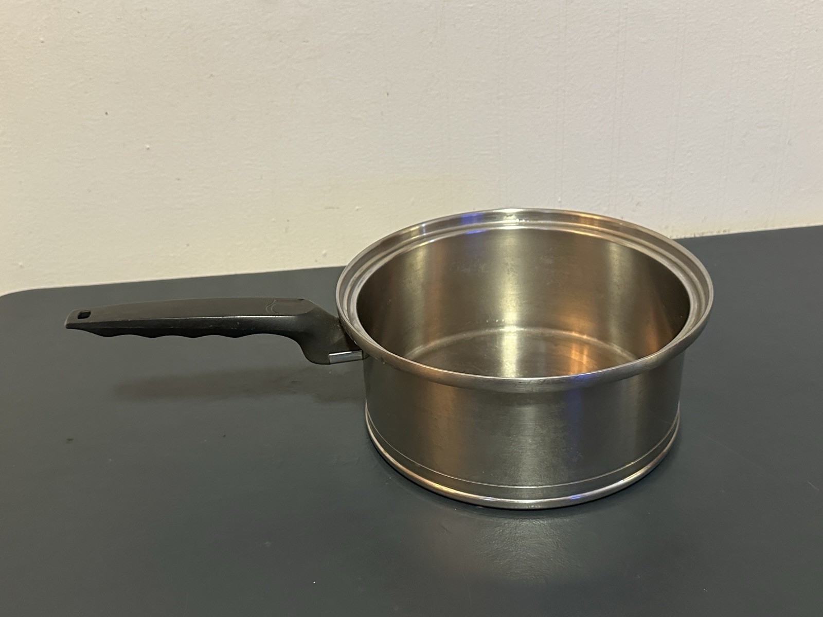 VTG Lifetime 6 Ply Stainless Steel Sauce Pan 9 in 1.5 Qt T304 CC No Lid