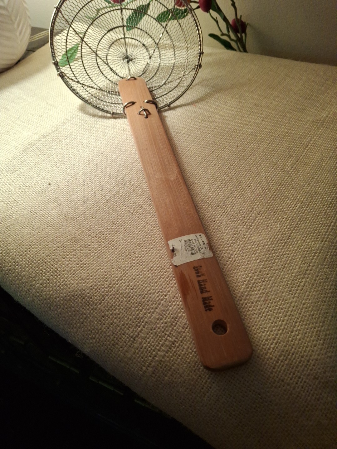 Williams Sonoma Wok Skimmer Wood Handle 100% Hand Made