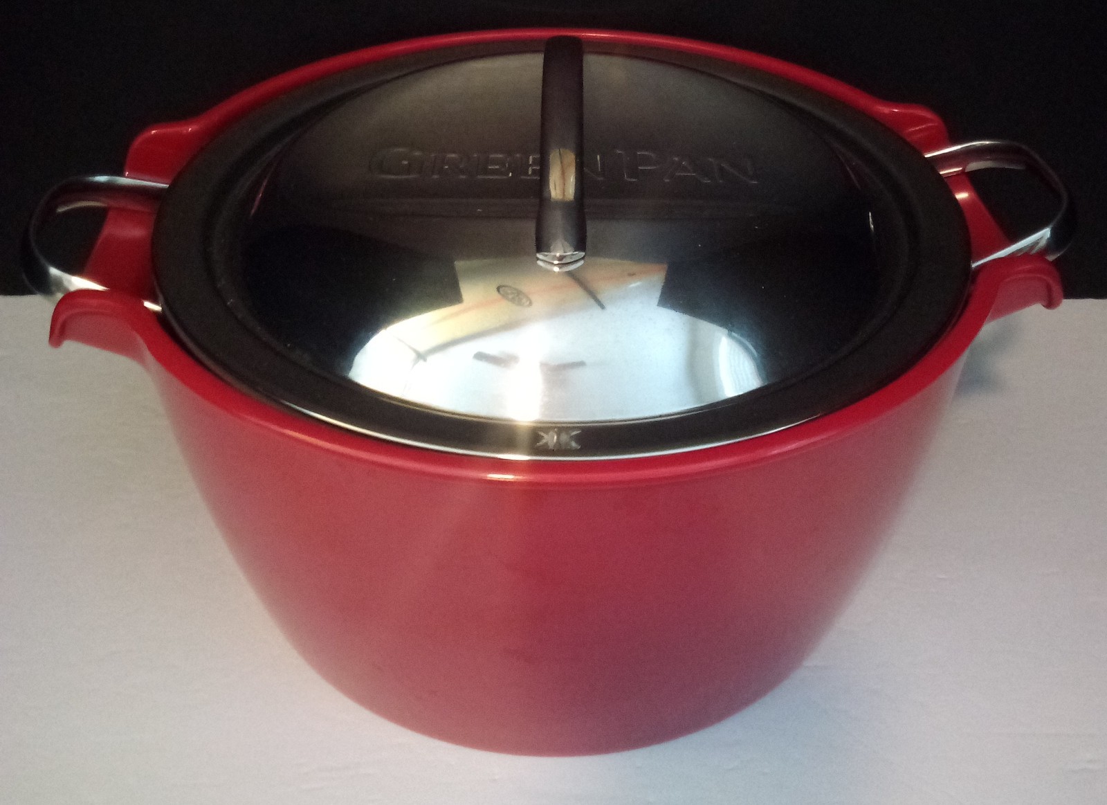 Greenpan 3 Quart Hot Pot Ceramic Casserole 3 Piece Dish Set
