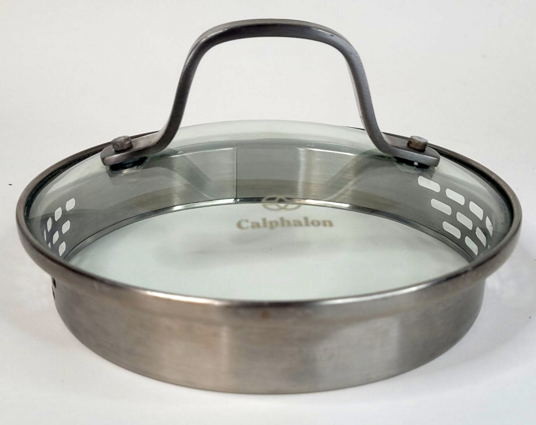 Calphalon Glass / Steel Strainer Replacement Lid OD 6 1/8″ ID 5 3/8″