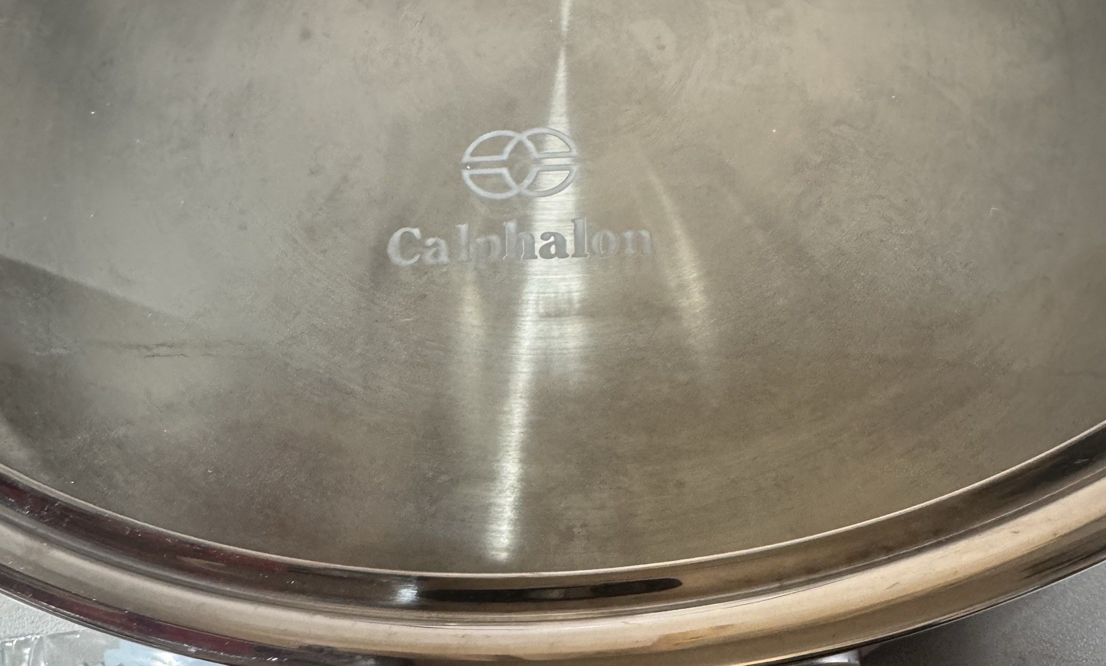 Calphalon 5 Qt Saute Pan 12″ Stainless Steel #5005 Helper Handle 2.5 “ Deep