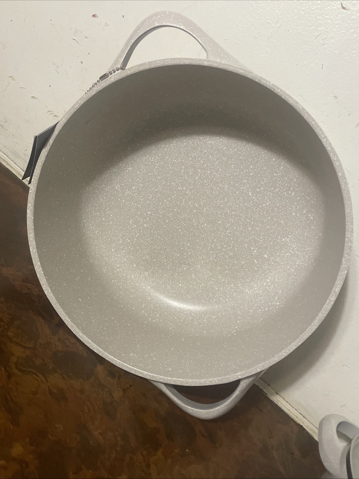 NEW! Masterclass IVORY Off-White Casserole 11″ & 8″ Pan Cookware w/ Lid 4 pc SET