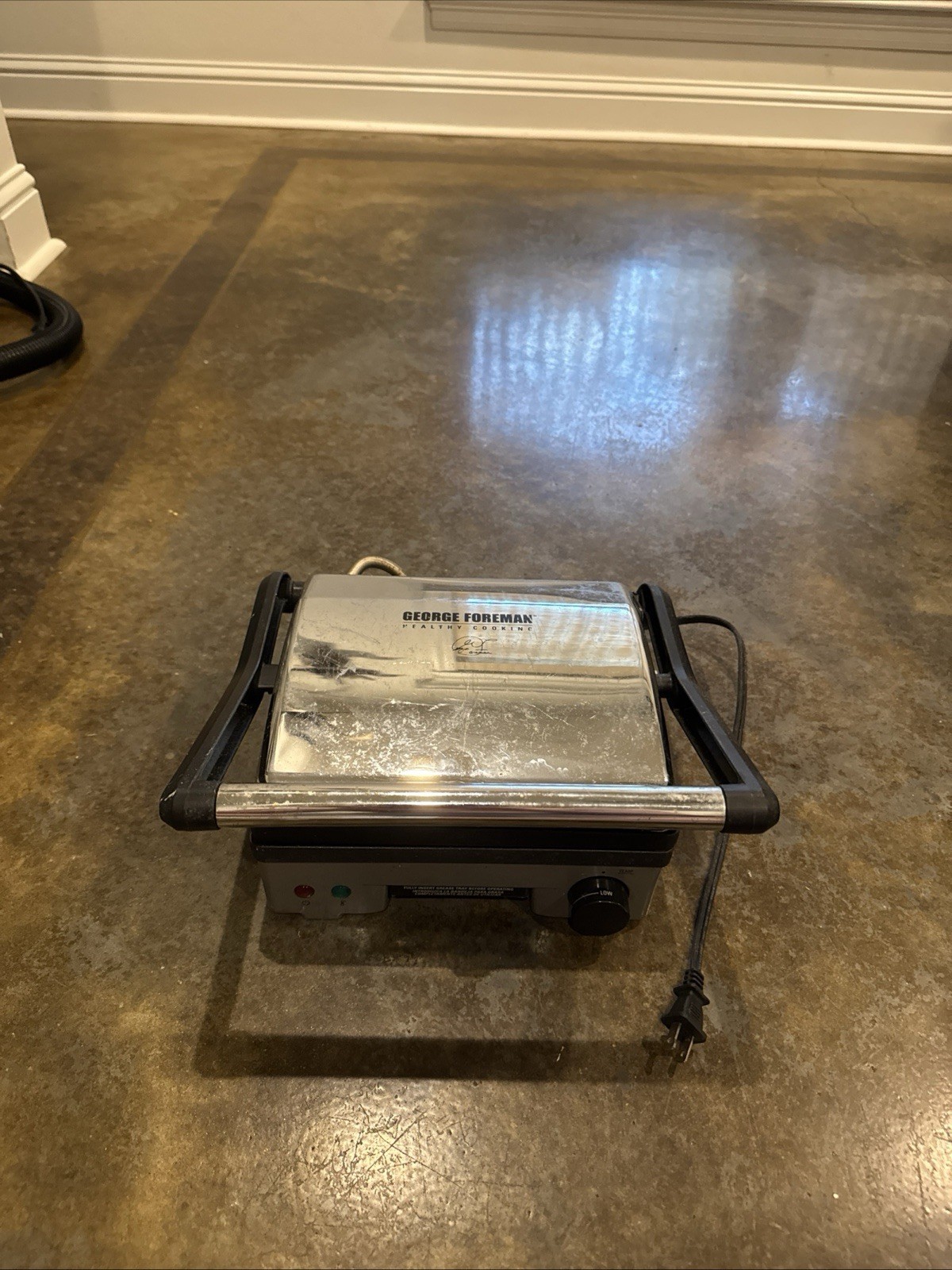 George Foreman 2 in 1 Panini Grill & Open Grill Model PN2PC180 Chrome Top Tested