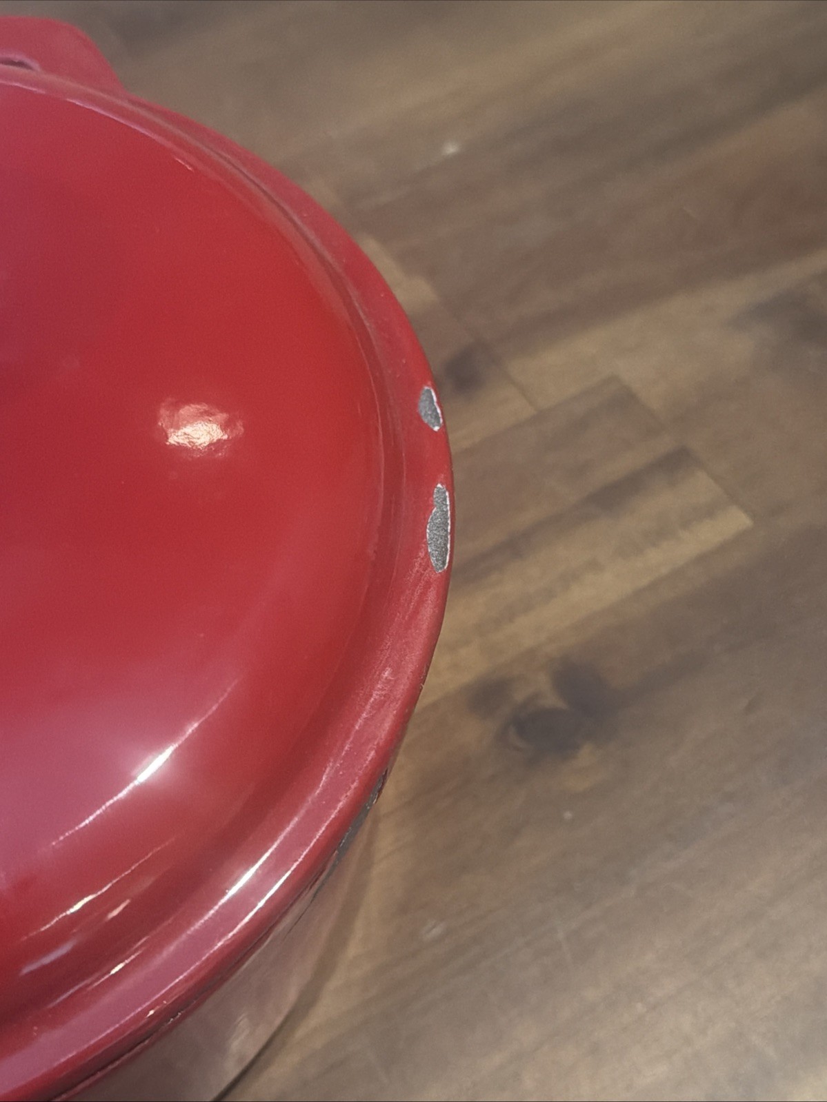 Bella 2.75 Qt Enameled Cast Iron Dutch Oven Pot with Lid Red Cookware