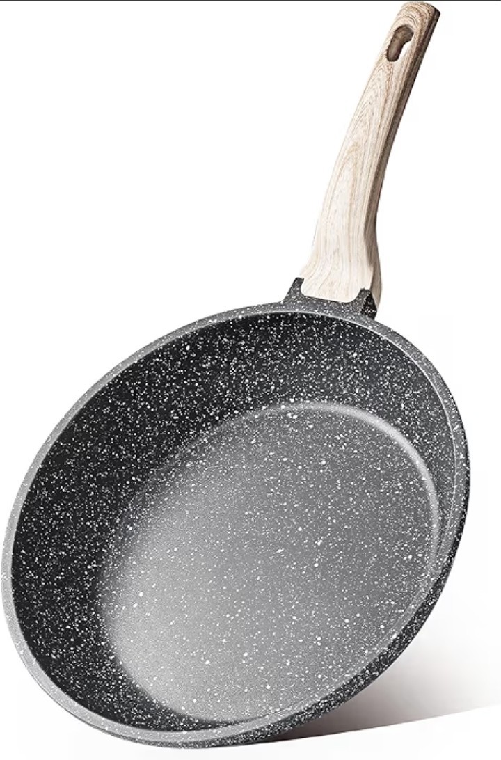 CAROTE Nonstick Frying Skillet Non Stick Induction Granite Omelet Egg Fry Pan-8″
