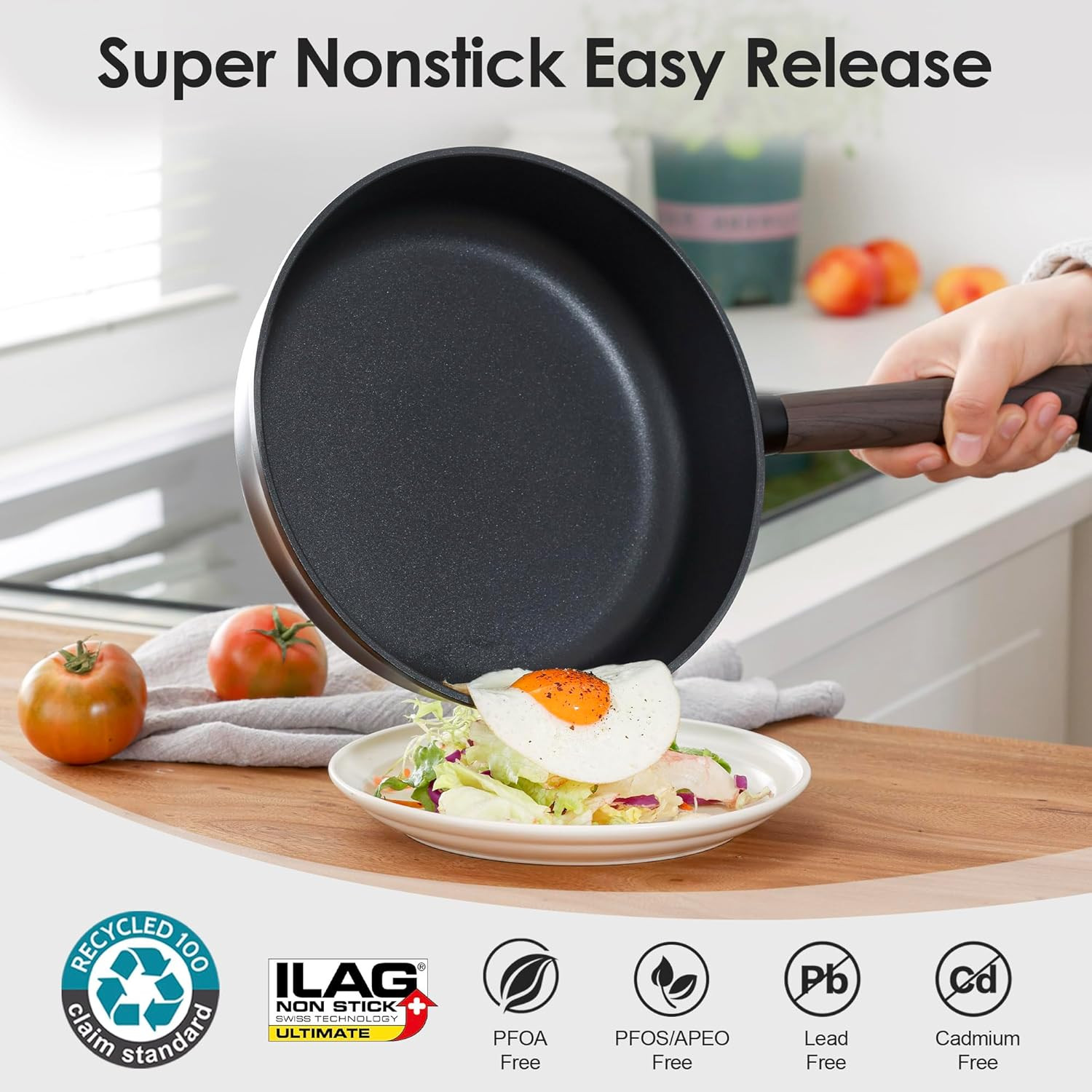 13Pcs Pots and Pans Set Nonstick Cookware Set Kitchen Cooking Frying Pans with S
