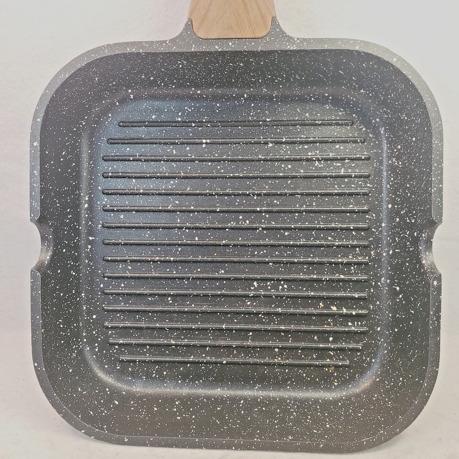 ESLITE LIFE Nonstick Grill Pan for Stove Tops Granite Coating 9.5″ Square