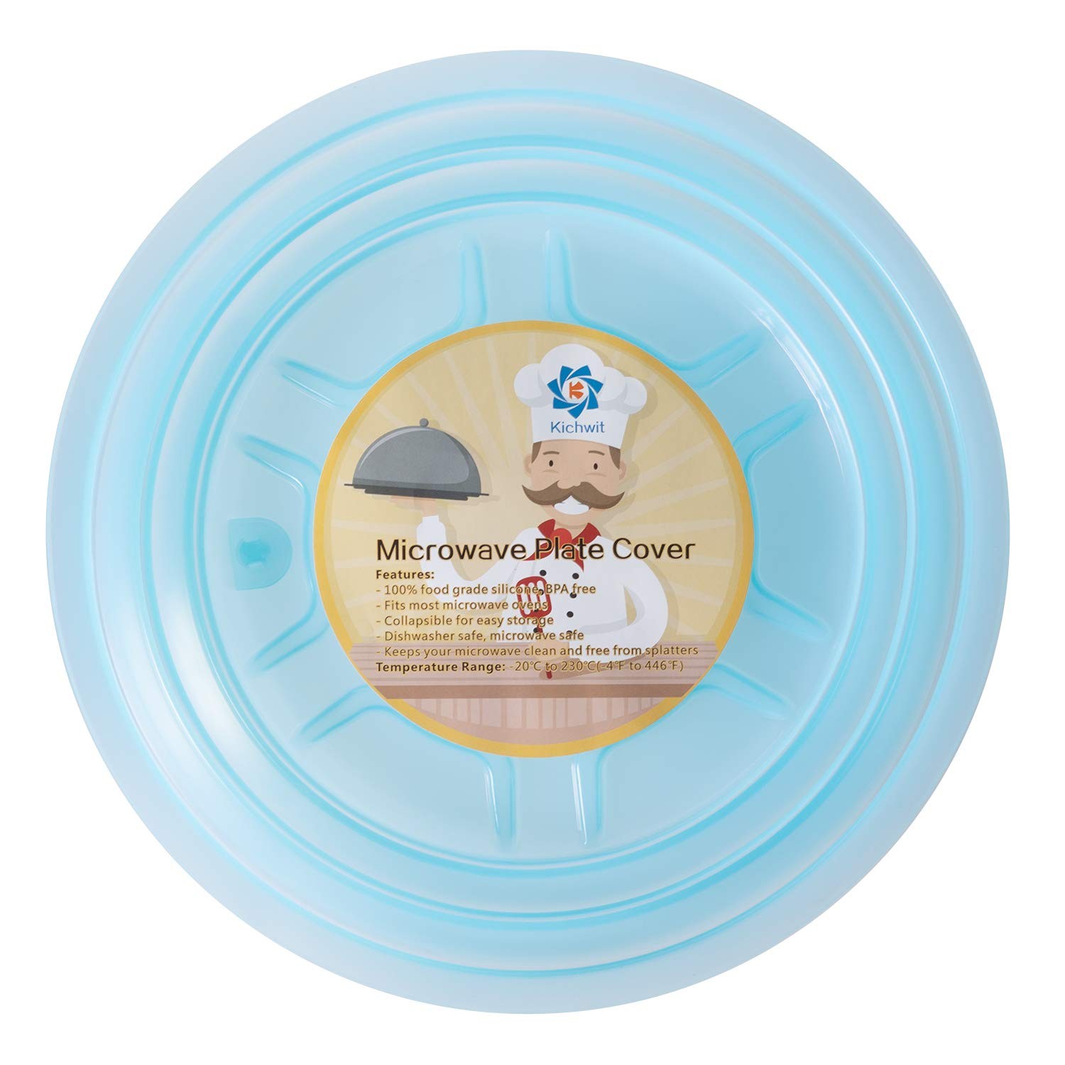 Collapsible Silicone Microwave Plate Cover Splatter Guard, Dishwasher Safe & …