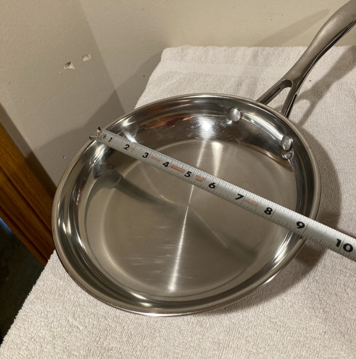 Wolfgang Puck Bistro Elite Collection 9″ Stainless Steel Skillet Omelet Pan