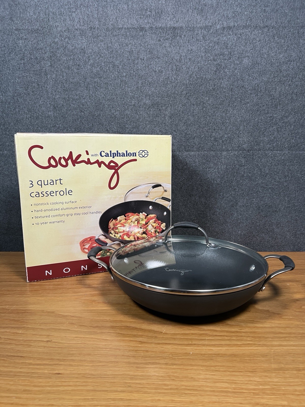 Calphalon Casserole Nonstick 3 Quart 11” Double Handle Cookware