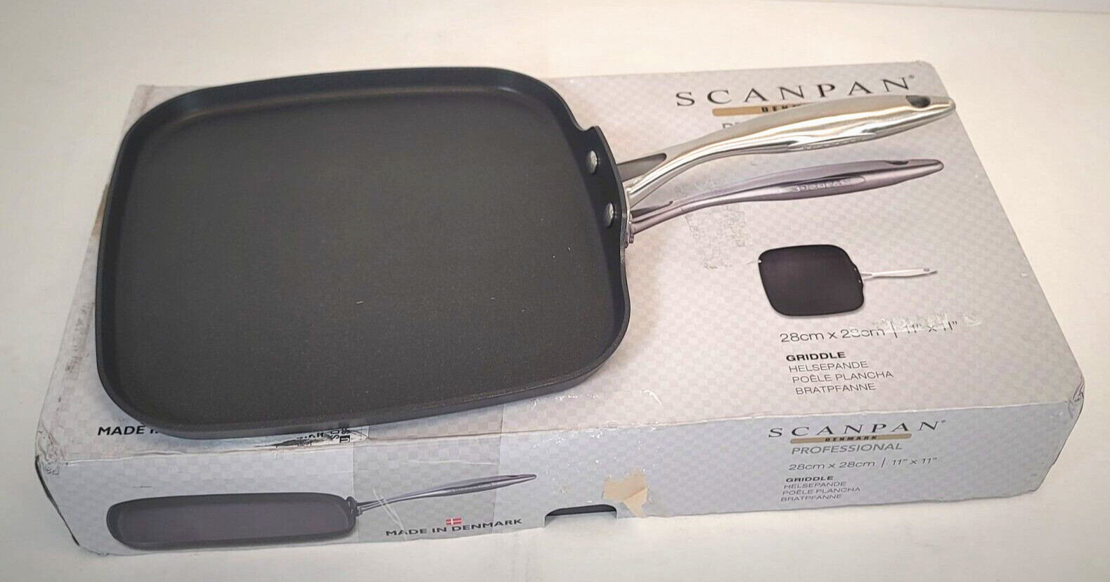 Used -Scanpan Professional 11 in. Griddle Cookware (60072800) -FREE S/H