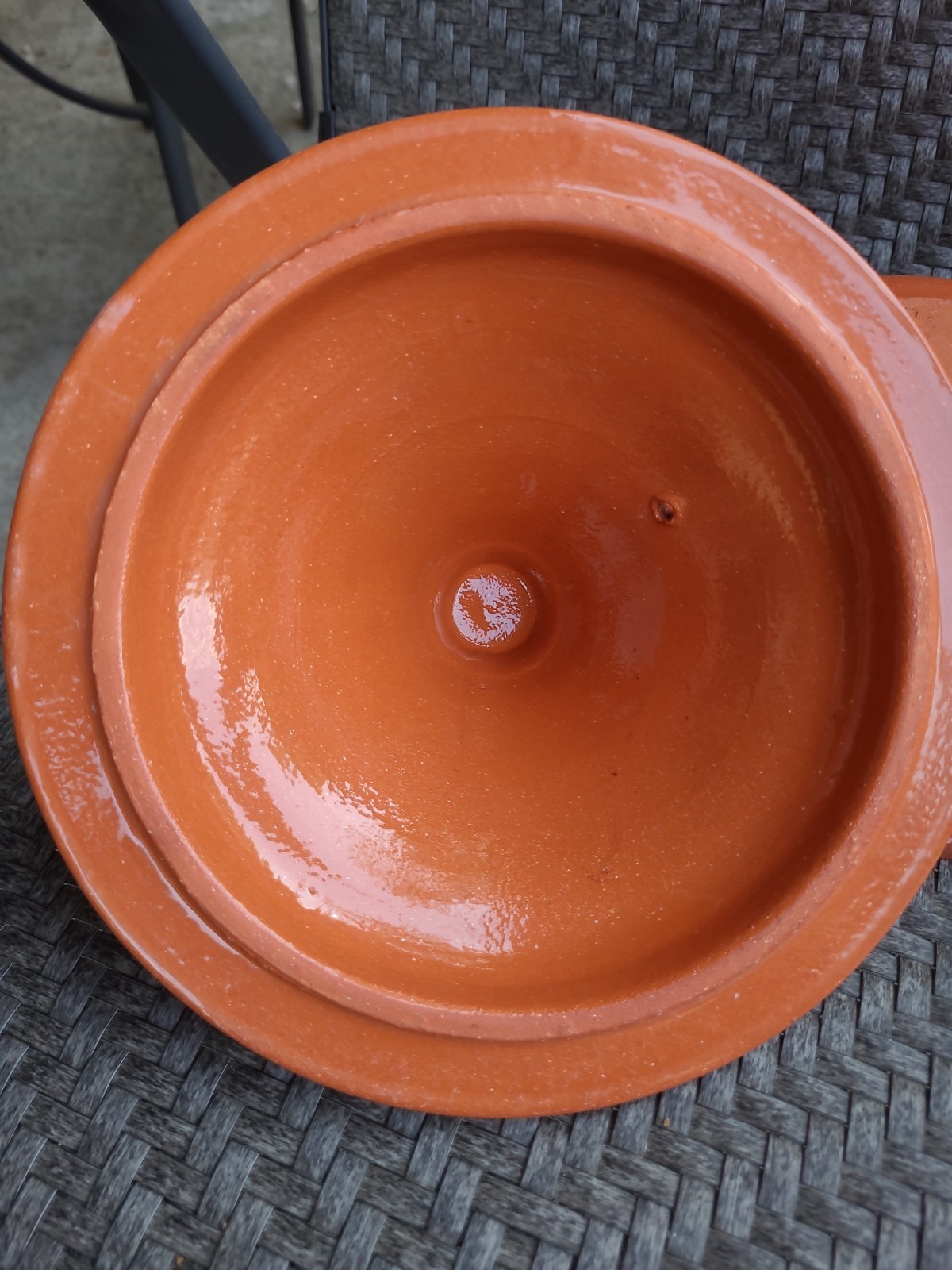 Sur La Table Terra Cotta Tagine Glazed Ceramic 8.5 Inch Brown Out Box Portugal