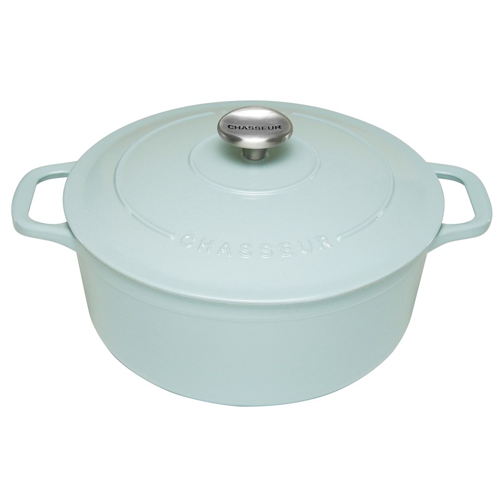 Chasseur Round French Oven Duck Egg Blue 28cm/6L