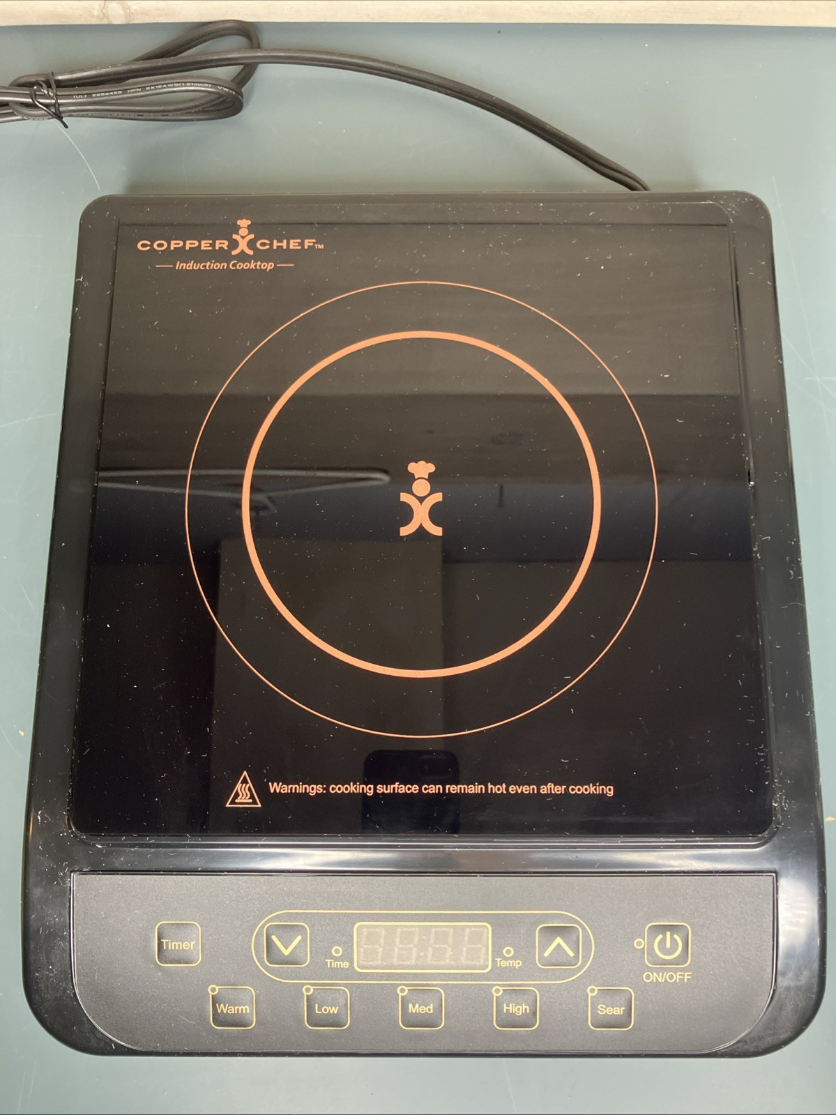 Copper Chef Induction Cooktop Single Burner Portable Black Tested Working