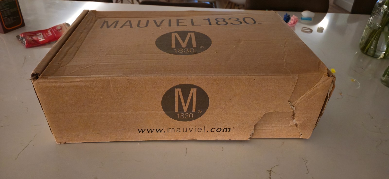Mauviel Made In France M’Heritage Copper 150c 5-Piece Set with Cast Iron Handles