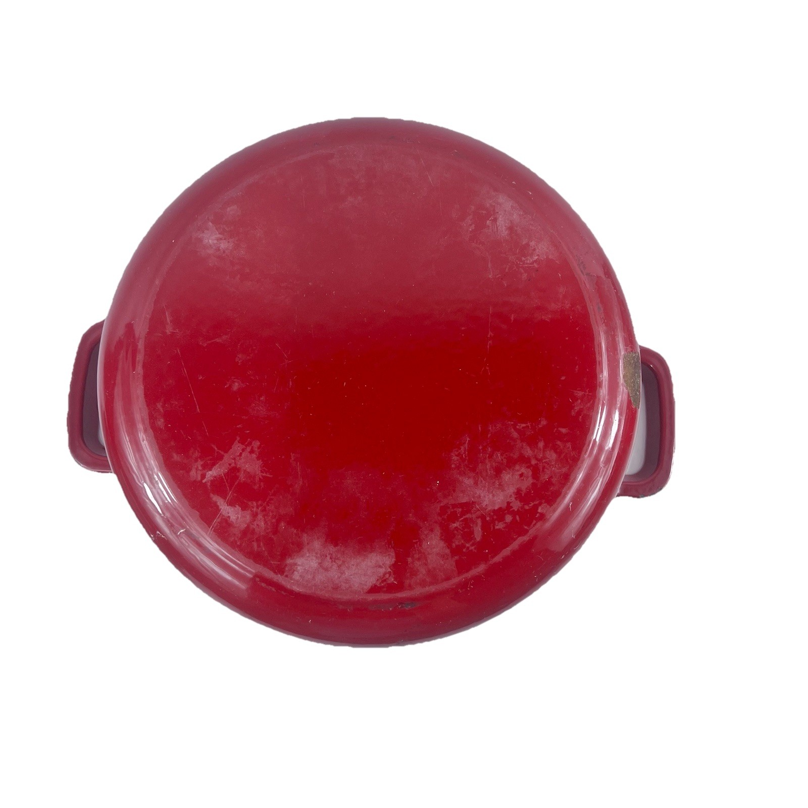 STAUB La Cocotte Deep Red Cast Iron Dutch Oven 4-qt Round #26 France