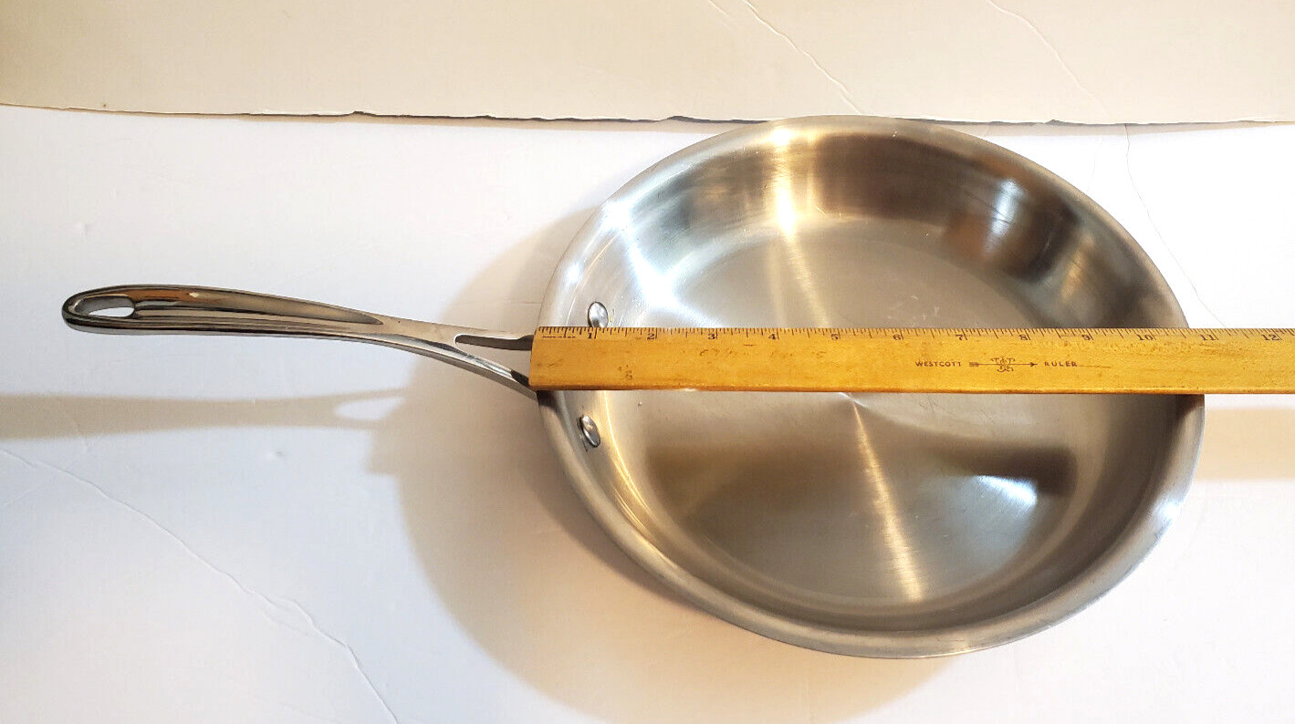 Calphalon 1390 10″ Stainless Steel Skillet / Fry Pan EUC