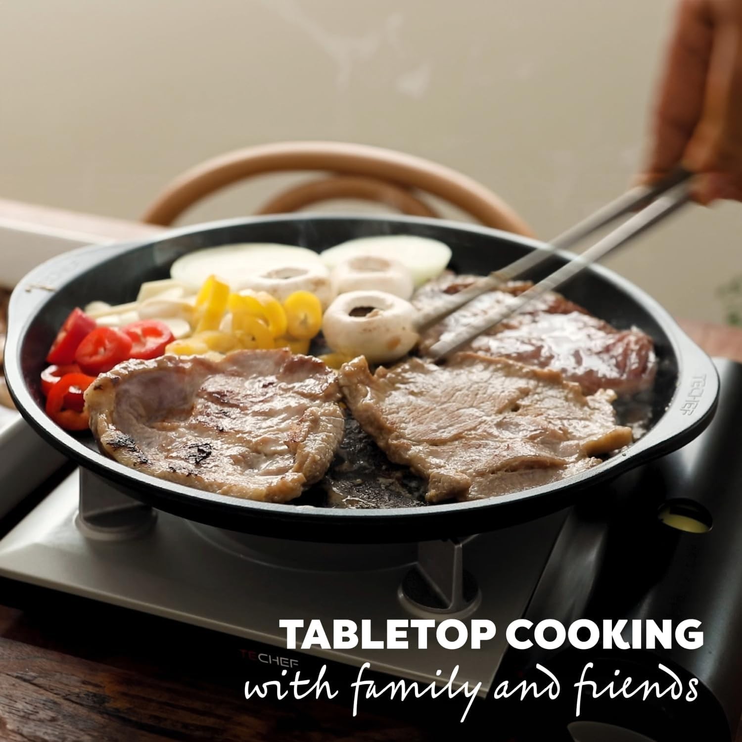 Nonstick KBBQ Grill Pan – Oven Safe, Aluminum Construction