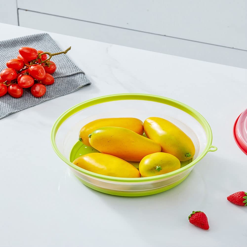 Collapsible Microwave Splatter Cover, 10.5 Inch, Dishwasher-safe, Microwave P…