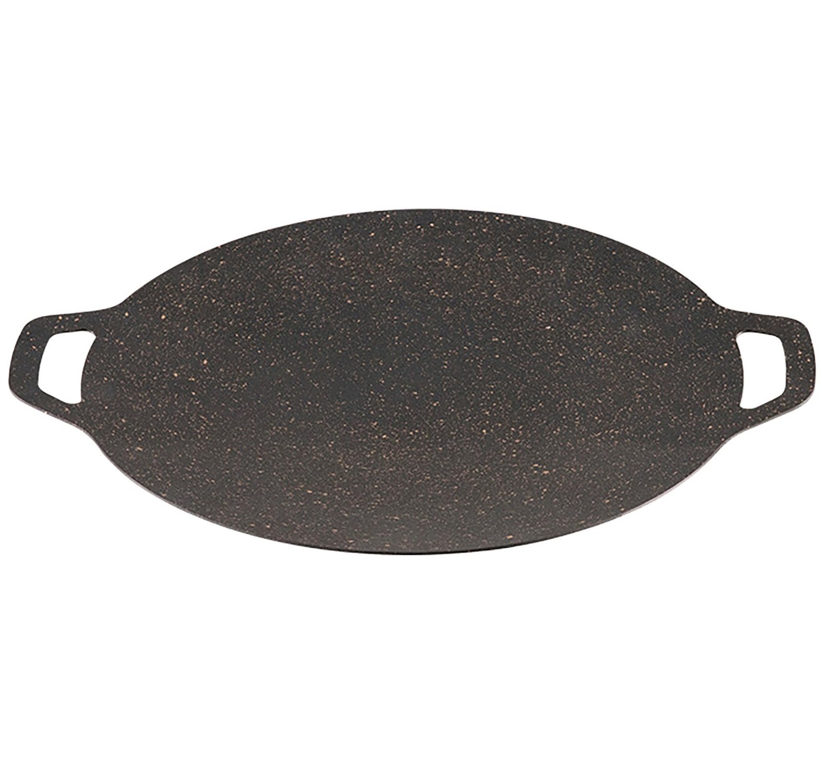 Thin Korean Grill Pan, 9.4 Inch Iron with Non-stick Coating Baking 9 inch