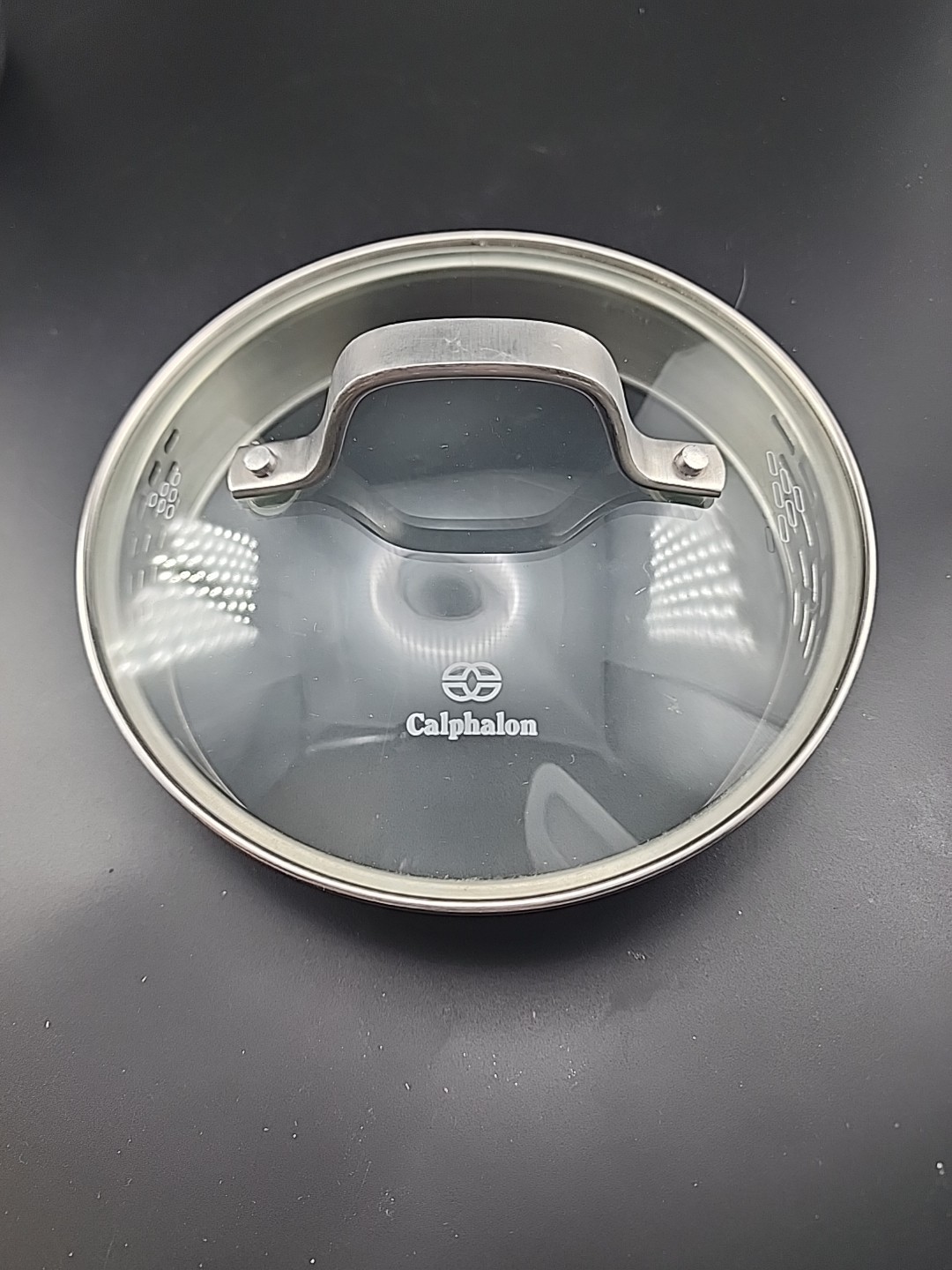 Calphalon Classic 2.5 Qt Hard Anodized Saucepan Gray 87025 Nonstick With Lid