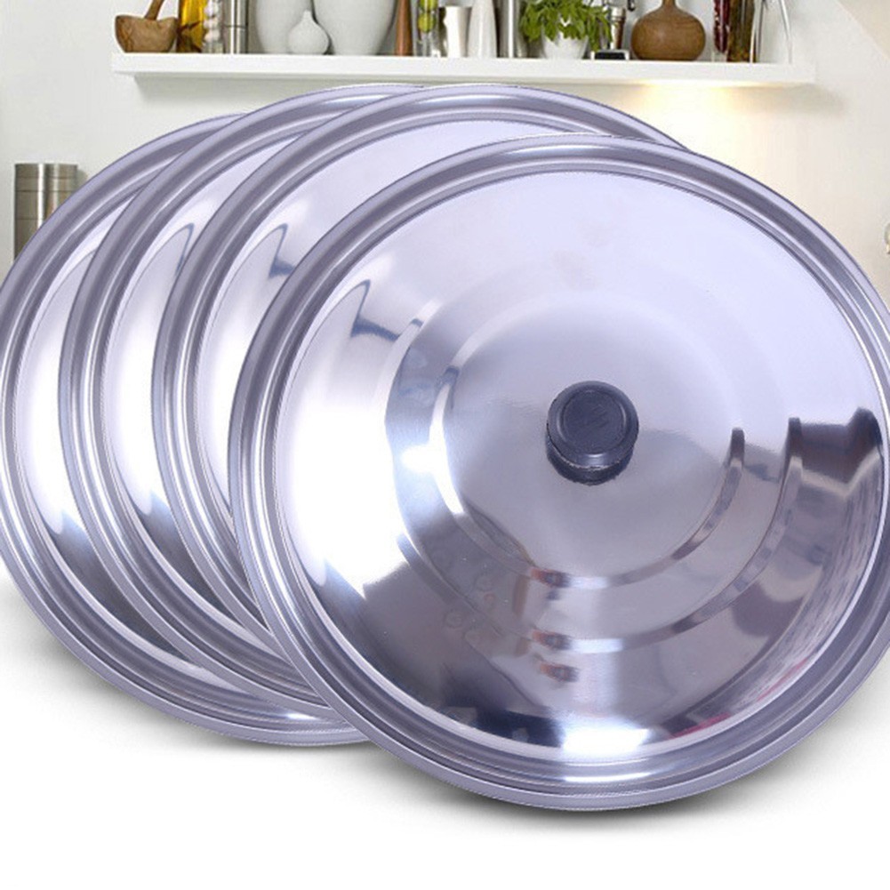 Stainless Steel Lid Replacement 32/34/36/38/40cm Kitchen Cooking Acceessories