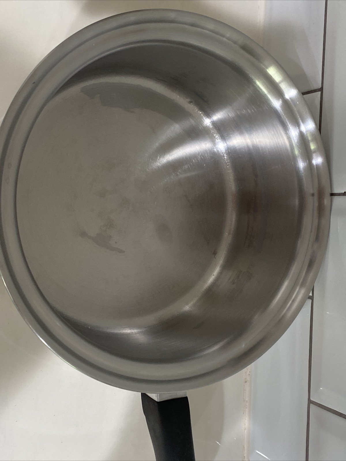 Saladmaster Cookware TP304S Stainless Steel Five Star 9”Fry/saute Pans With Lids
