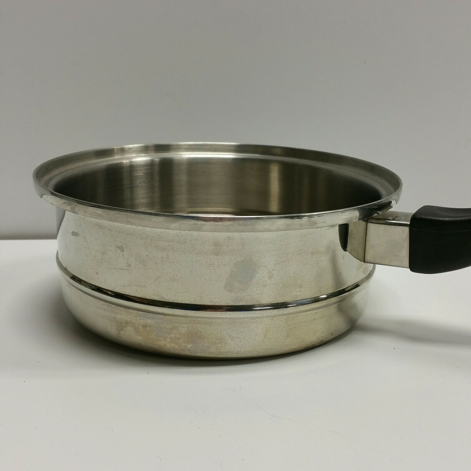 Maxam 2000 Surgical Stainless Steel TOP double boiler unit pot/pan w/handle