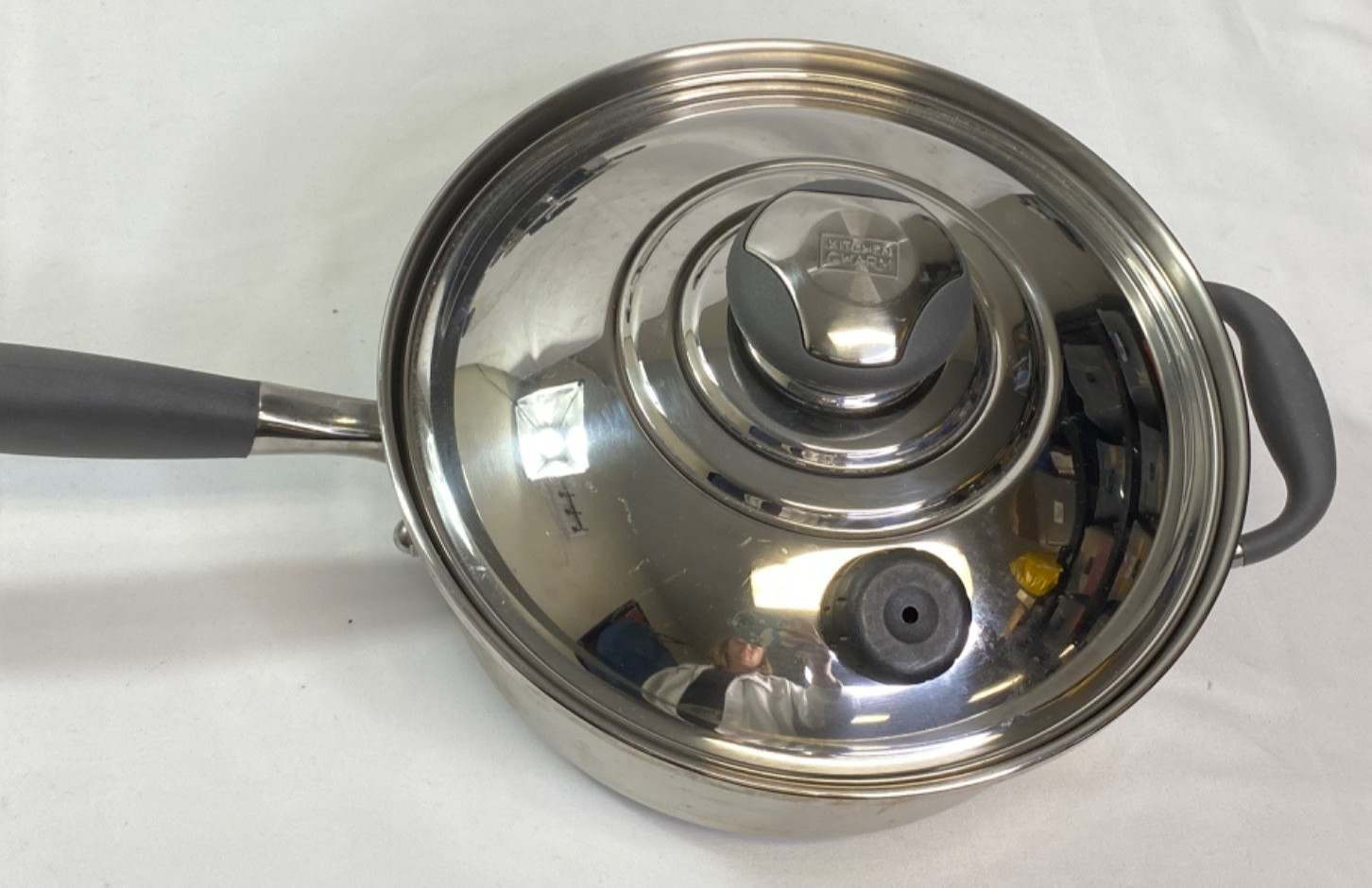 Kitchen Charm T304 Surgical Stainless 6 Piece Set-4 qt Dutch Oven /8″ Pan/2 QT.