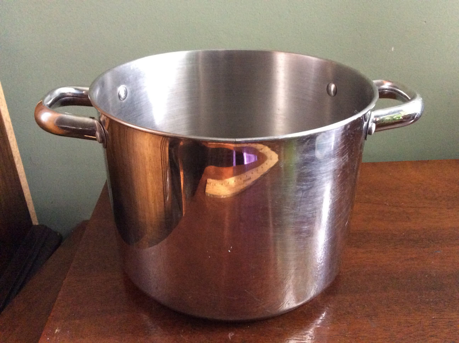 Basics Stainless Steel 5Qt Double Handle Stockpot 6″H X 8’W (NO LID)