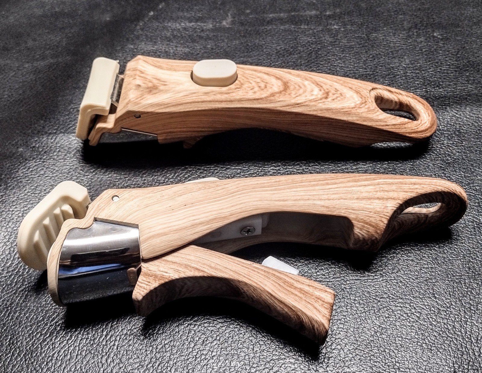 New Removable Handle Wood-Like, Detachable Handle for Pots and Pans 2pk