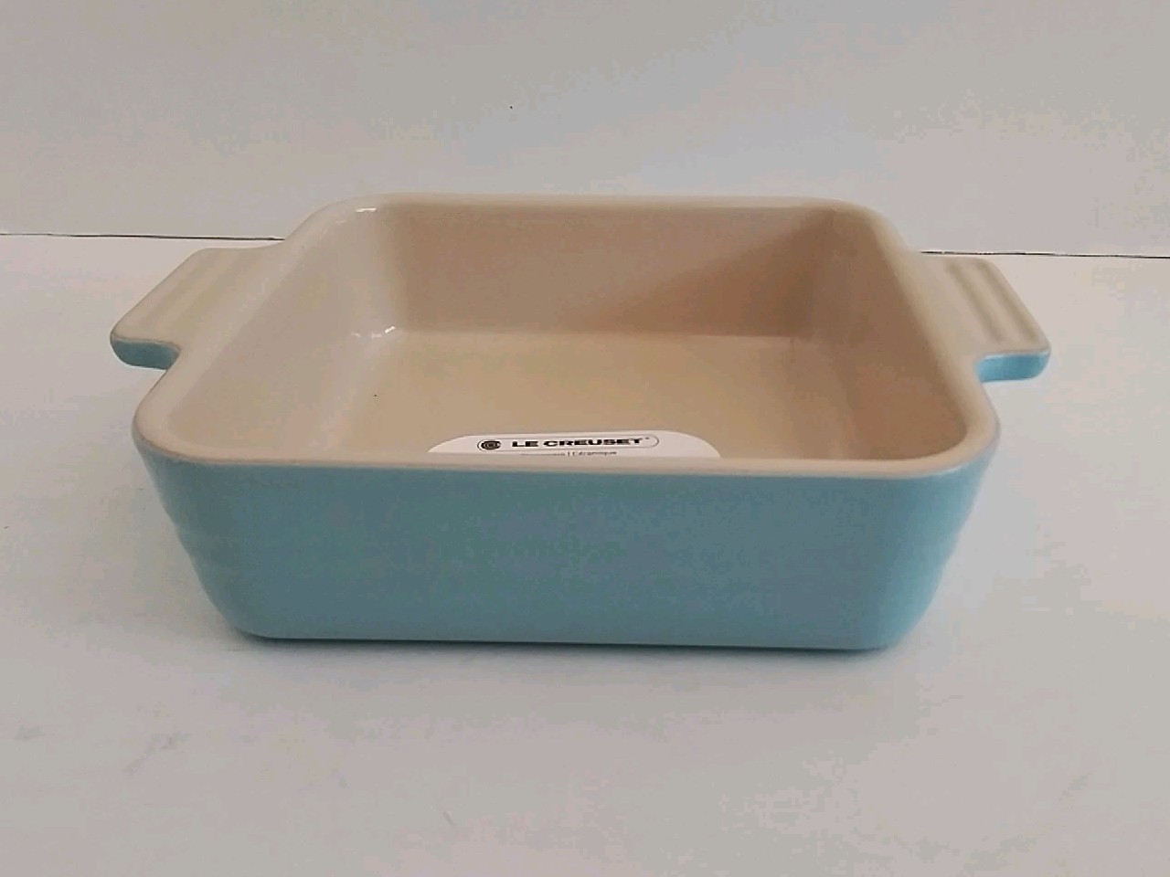 Le Creuset 5 1/2″ (14cm) – 20 OZ Small Square Baking Dish – Sky Blue (New)