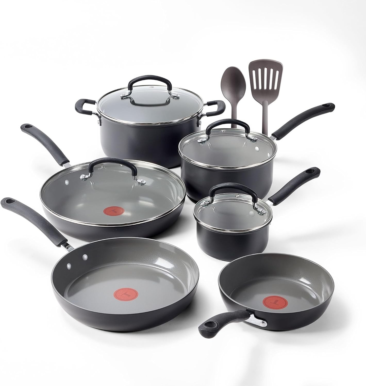 Ultimate Hard Anodized Nonstick Fry Pan Set 2 Piece 10 12 Inch Oven Broiler Safe