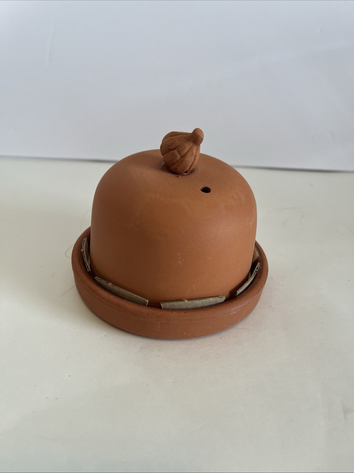 Himark Terracotta Pottery Garlic Oven Roaster Holder Made In Portugal