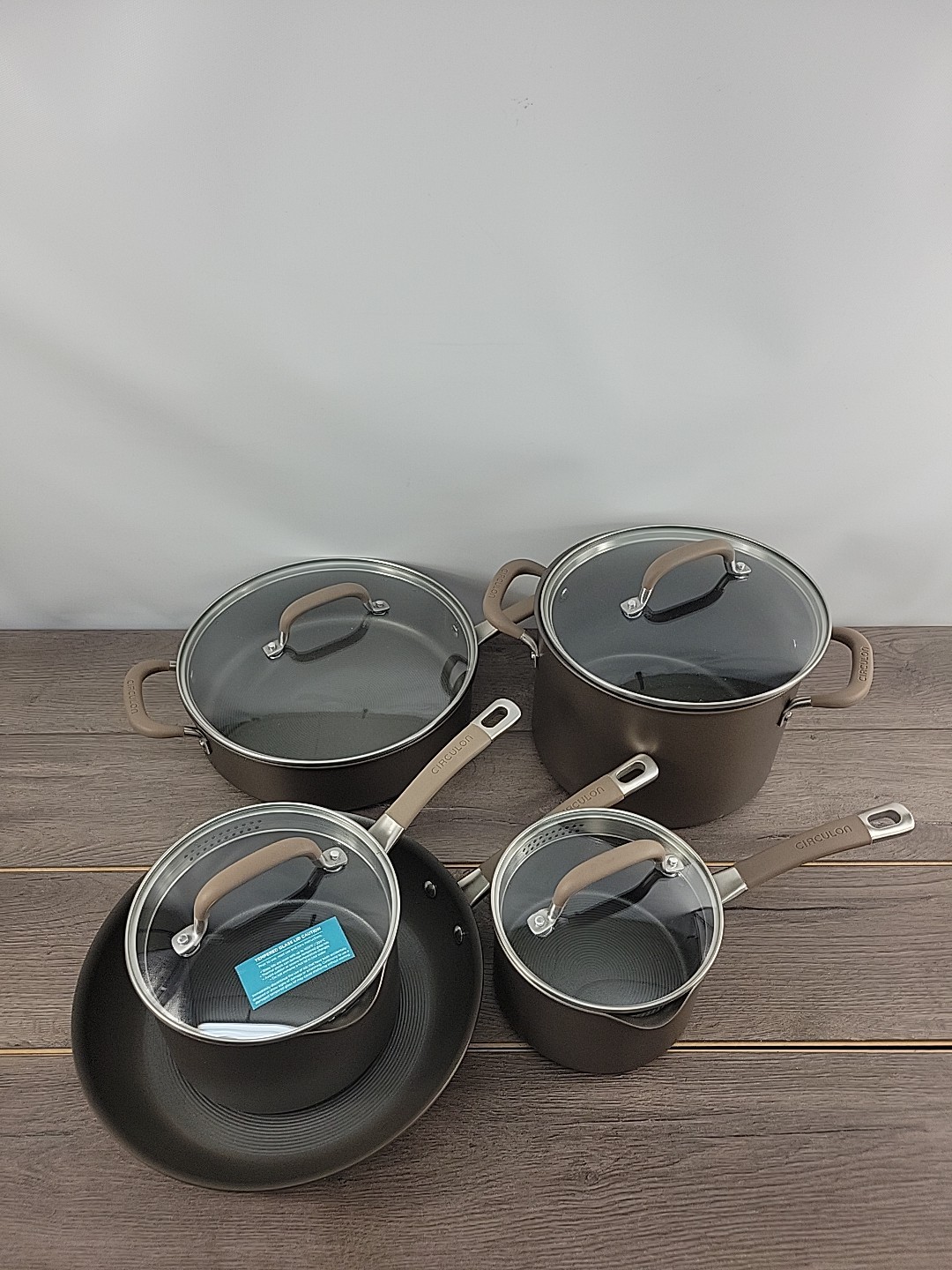 Circulon Professional 9-Piece Non-Stick Cookware Set, Anodized Aluminum | Used