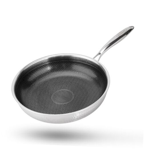 Hybrid 12 inch Stainless Steel Non Stick Skillet,Frying Pans Nonstick, 12inch