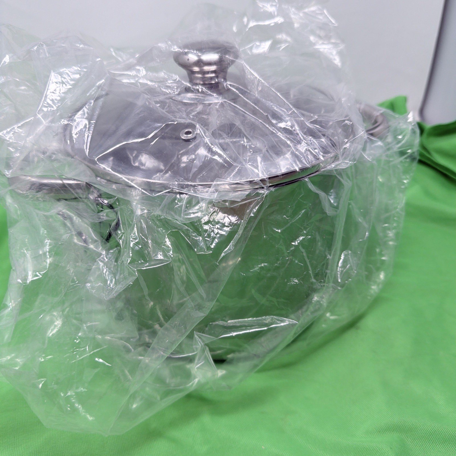 NEW Tools Of The Trade Basics 5 Quart Qt Stock Pot Stainless Steel With Lid