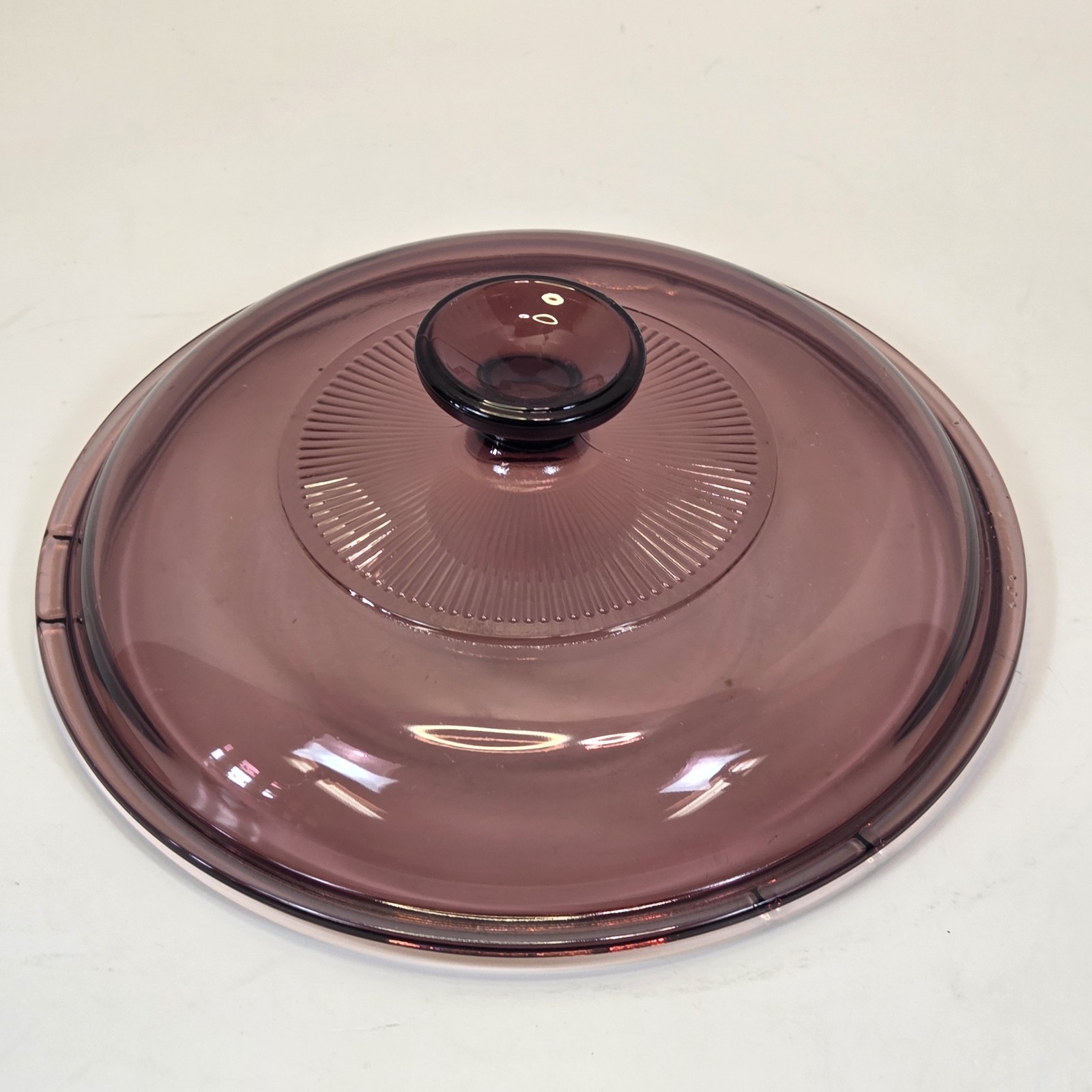 Cranberry Pyrex Replacement Lid V-2.5-C for 2.5L Corning Vision Pot 8-1/2″