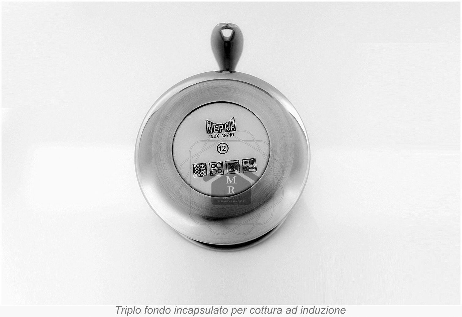 Mepra Glamour Diamond Induction Bottom 18/10 Stainless Steel Non-stick Milk Boil