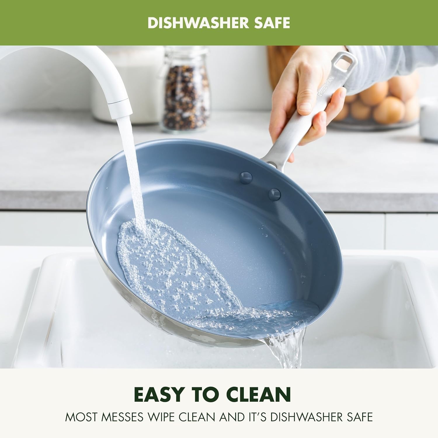 Greenpan Treviso 10 Piece Cookware Set, Non-Toxic Pfas-Free Stainless Steel Cera