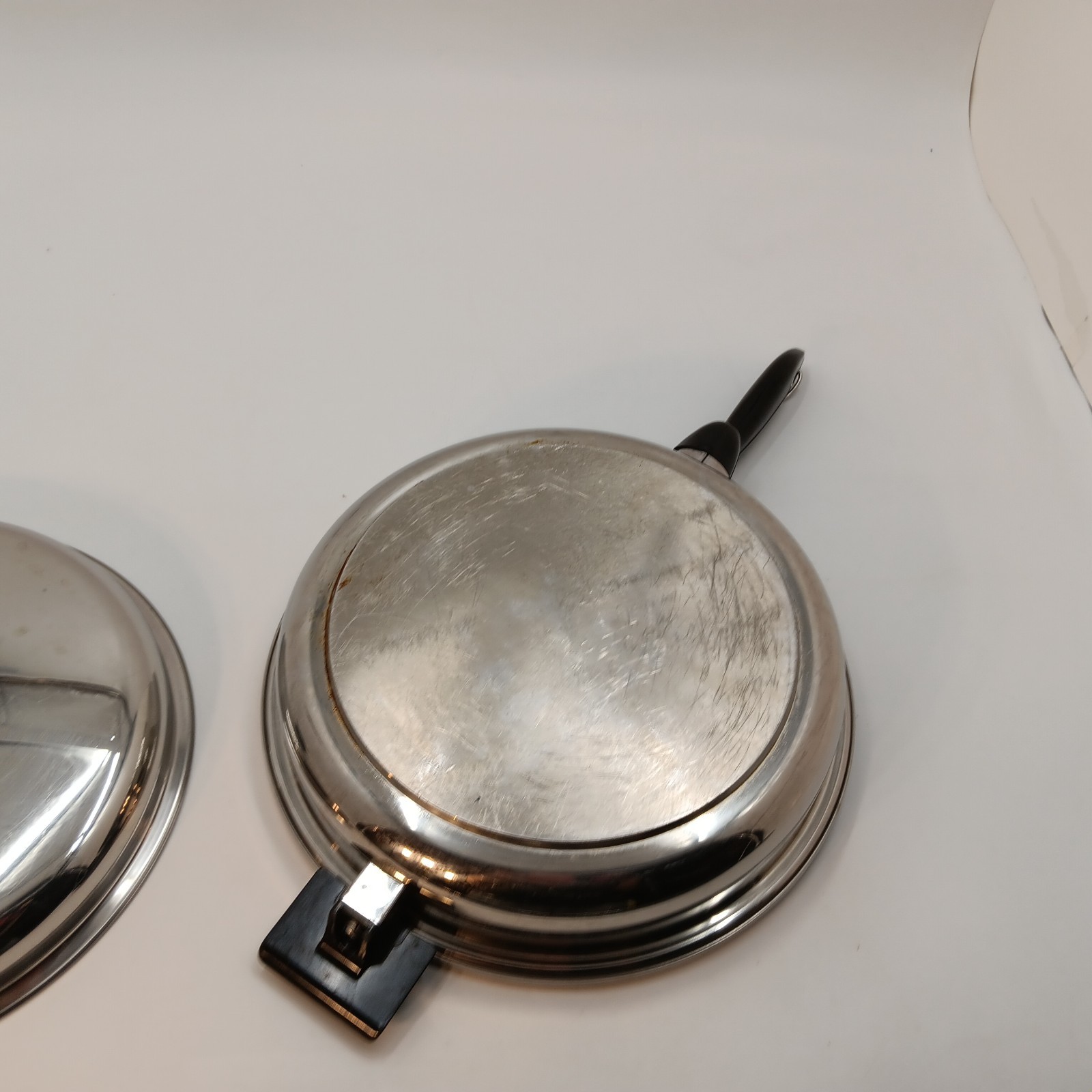 Vintage West Bend Multi Core Familie Skillet 5 Ply Stainless Frying 12″ USA