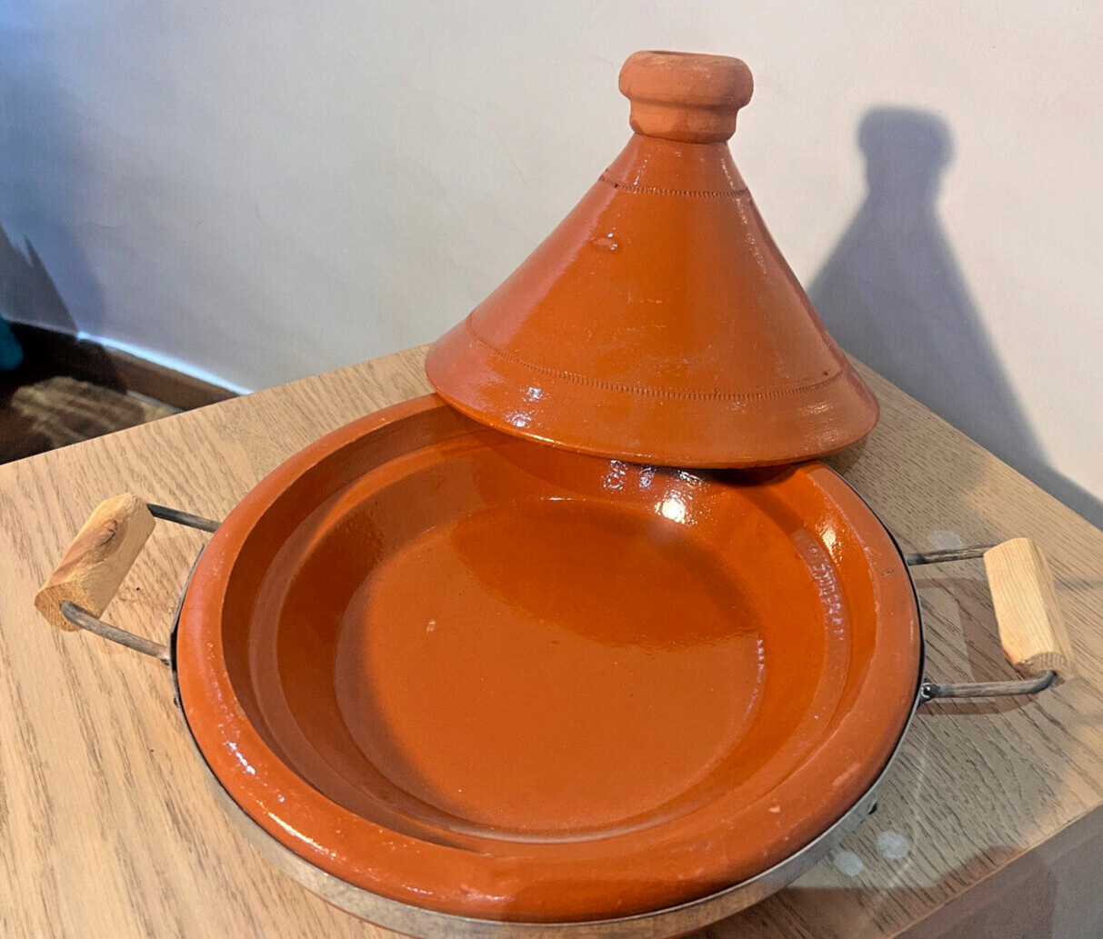 Handmade moroccan tagine for cooking & serving 20 *28 cm
