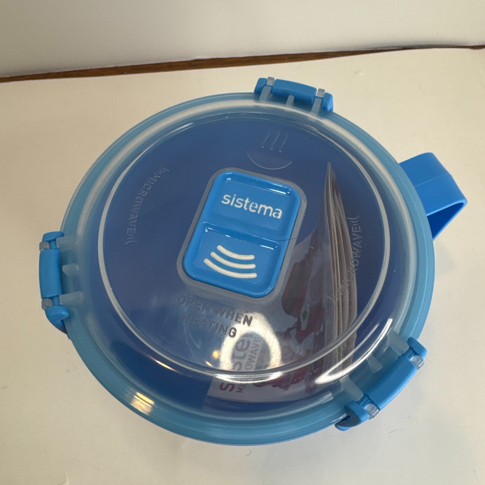 Sistema Microwaveable 900mL Soup Mug, Large Microwave Container w Steam Vent Lid