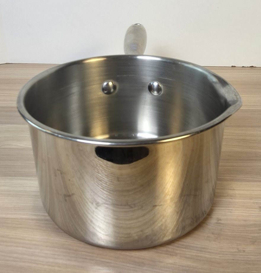 Emeril 2 Qt Sauce Pan Pot Single Pour Spout Stainless Steel Copper Base NO lid