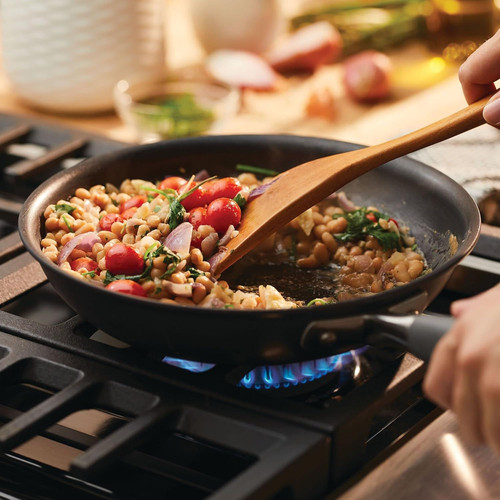 Anolon Advanced Home Hard Anodized Nonstick Frying Pan, 8.5-Inch, Moonstone